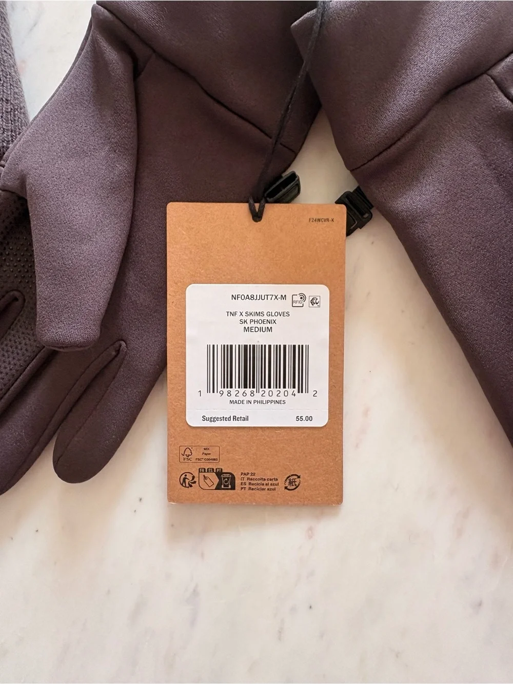 (NWT)THE NORTH FACE X SKIMS 1995 DENALI FLEECE JACKET, Beanie and Gloves